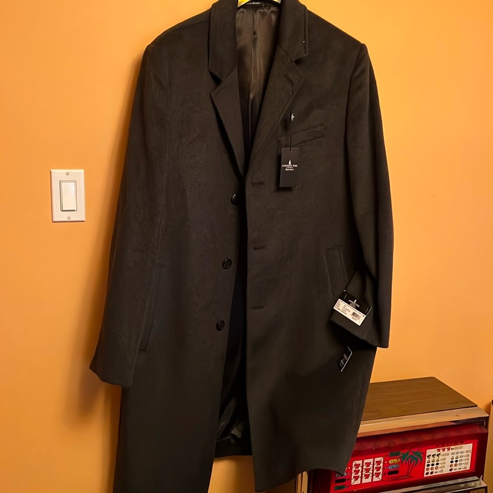 Men’s fully lined wool coat